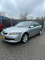 Mazda 6 1.8 Sport 2006 Grijs Airco Sedan Trekhaak, Auto's, Mazda, Origineel Nederlands, Te koop, Zilver of Grijs, 5 stoelen