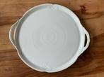 Taart schaal porselein, Huis en Inrichting, Woonaccessoires | Dienbladen, Ophalen of Verzenden, Zo goed als nieuw, Rond