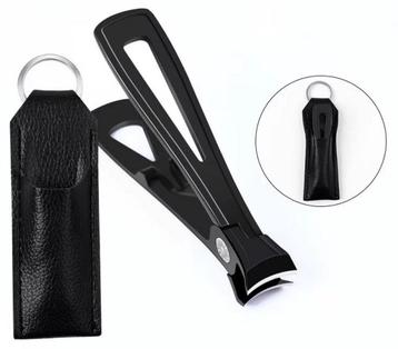 RESTPARTIJ LUXE NAGELKNIPPER ZWART/ZILVER beschikbaar voor biedingen