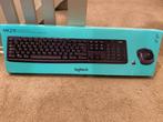 Logitech MK270 Draadloos Toetsenbord en Muis QWERTY, Computers en Software, Toetsenborden, Logitech, Nieuw, Ophalen of Verzenden