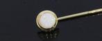 Opaal cabochon fraaie 14k gouden das speld broche vintage, Sieraden, Tassen en Uiterlijk, Antieke sieraden, Ophalen of Verzenden