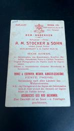 Rome reclame prent souvenirswinkel, Gebruikt, Ophalen of Verzenden, Voor 1940, Prent