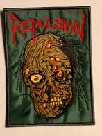 Repulsion face deathmetal metal logo patch embleem muziek, Ophalen of Verzenden, Nieuw, Kleding