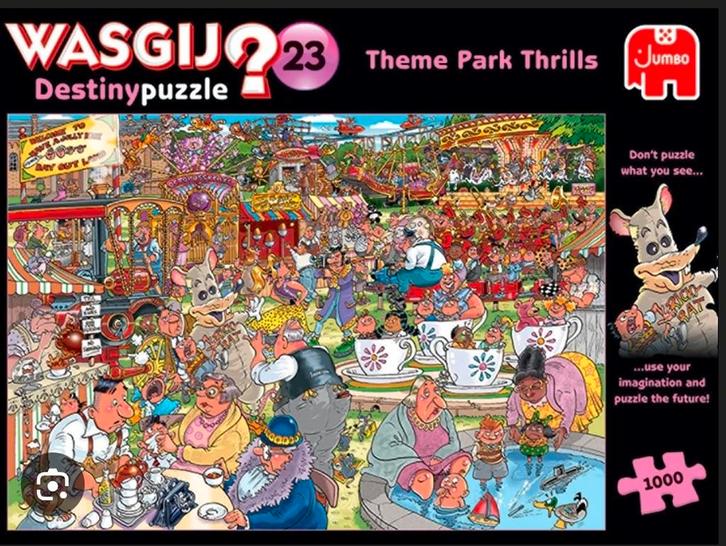 Ruilen, Wasgij Destiny 23 - Theme Park Thrills Puzzel, Hobby en Vrije tijd, Gezelschapsspellen | Bordspellen, Zo goed als nieuw