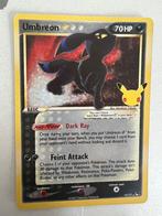 Umbreon Gol Star Celebrations 17/17 Pokémon kaart, Ophalen of Verzenden, Zo goed als nieuw, Losse kaart, Foil