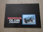 Honda GL 1100 Goldwing brochure folder 1980 ?, Motoren, Ophalen of Verzenden, Honda