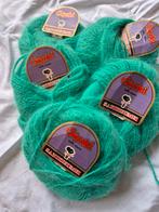 Vintage Oriental Angora Wol - Groen, Hobby en Vrije tijd, Ophalen of Verzenden, Nieuw, Breien of Haken, Wol of Garen