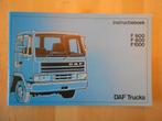 DAF 600 800 1000 Instructieboek 1987 – Handleiding, Auto diversen, Handleidingen en Instructieboekjes, Ophalen
