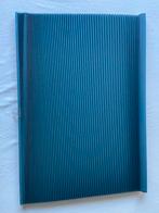 Blauw verduisterend plissegordijn trippevals 80 cm, Ophalen, Blauw, 50 tot 100 cm, Zo goed als nieuw