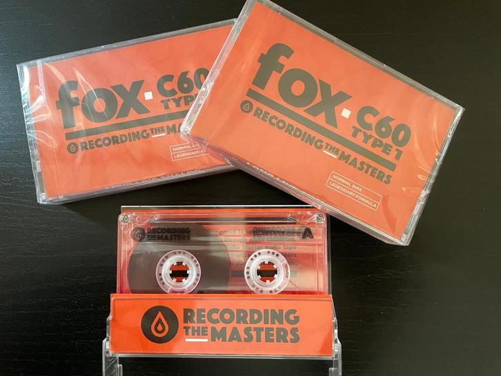 Recording the Masters (RTM) Fox C60 cassettes 3 stuks, Cd's en Dvd's, Cassettebandjes, Nieuw in verpakking, Onbespeeld, Overige genres