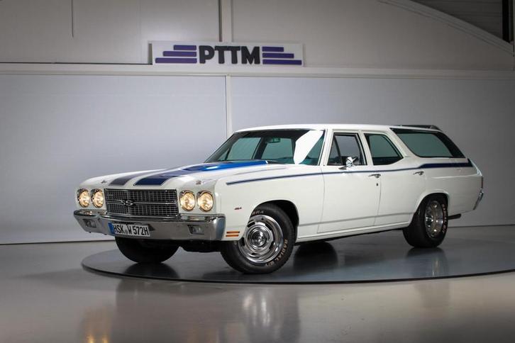 1970 Chevrolet Chevelle SS 454 Station Wagon - 8-Seater!, Auto's, Oldtimers, Bedrijf, Te koop, Chevrolet, Benzine, Stationwagon