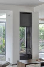 Houtkachel doorkijkhaard, Ophalen, Gebruikt, Inbouwhaard, Houthaard