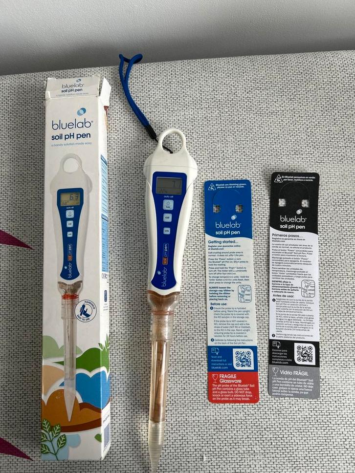Bluelab Soil pH Pen - Bodemtester, Tuin en Terras, Kweekspullen, Zo goed als nieuw, Overige typen, Ophalen of Verzenden