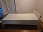 Single bed and frame Ikea, Gebruikt, 90 cm, Eenpersoons, Wit