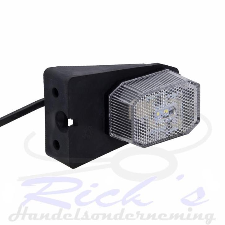 Breedtelamp wit op rubber voet met 40 cm kabel, Watersport en Boten, Accessoires en Onderhoud, Nieuw, Verzenden