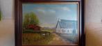 Schilderij C.Akkermans - Boerderijlandschap, Verzenden