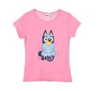 Bluey T-shirt - Roze - Maat 98 - 104 - 110 - 116, Kinderen en Baby's, Kinderkleding | Maat 110, Ophalen of Verzenden, Nieuw, Meisje