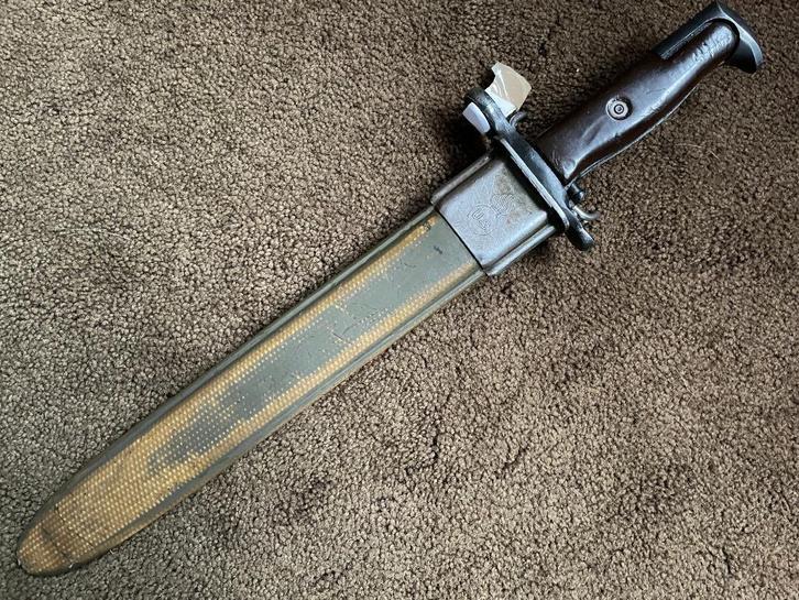 US Garand bajonet 1919 origineel wo2 ww2 ww1, Verzamelen, Militaria | Tweede Wereldoorlog, Landmacht, Mes of Dolk, Amerika, Ophalen of Verzenden