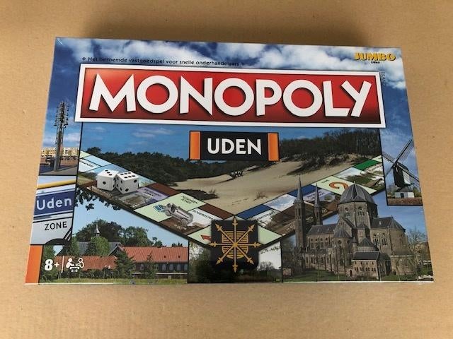 Bordspel Monopoly editie Uden - Nieuw in seal, Ophalen of Verzenden, Nieuw