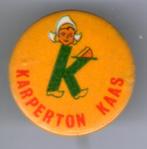 2 Karperton kaas buttons ( K_154-155 ), Verzenden, Nieuw, Merk, Speldje of Pin