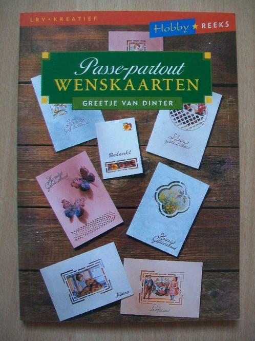 Passe-partout wenskaarten - Greetje van Dinter - Hobby reeks, Hobby en Vrije tijd, Kaarten | Zelf maken, Zo goed als nieuw, Ophalen of Verzenden