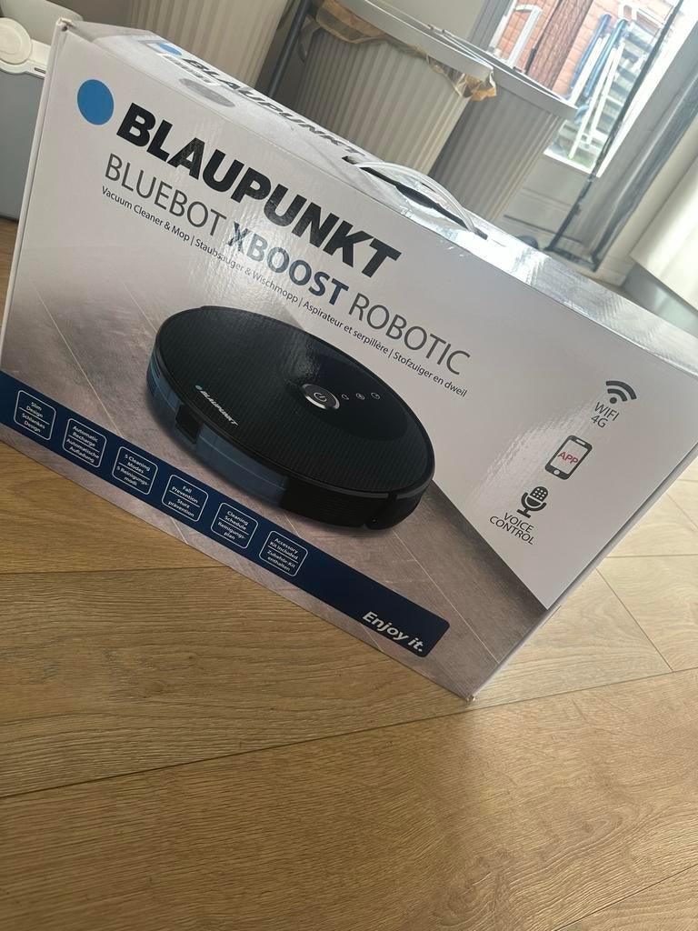 Blaupunkt Bleubot Xboost Robotstofzuiger, Witgoed en Apparatuur, Stofzuigers, Zo goed als nieuw, Robotstofzuiger, Reservoir, Ophalen
