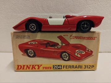 Dinkey Toys #204 England Ferrari 312 P #24 rood beschikbaar voor biedingen