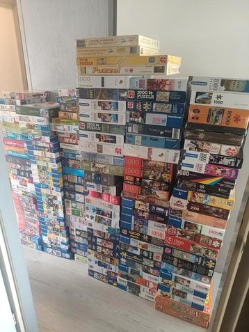 165 puzzels max 2000 stukjes, 33 zijn er nog nieuw beschikbaar voor biedingen