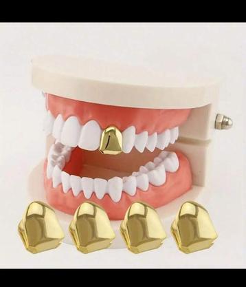 Gouden Grillz Set - Nieuwe Stijl! beschikbaar voor biedingen