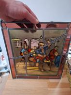 Glas in lood raam klompenmaker, Ophalen of Verzenden