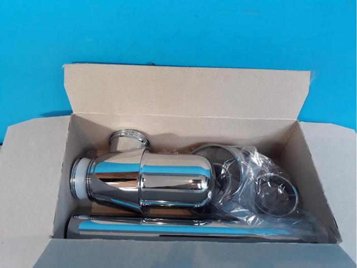 Bekersifon chroom met muurbuis en rozet Viega S733, Doe-het-zelf en Verbouw, Verwarming en Radiatoren, Nieuw, Cv-ketel of Combi-ketel