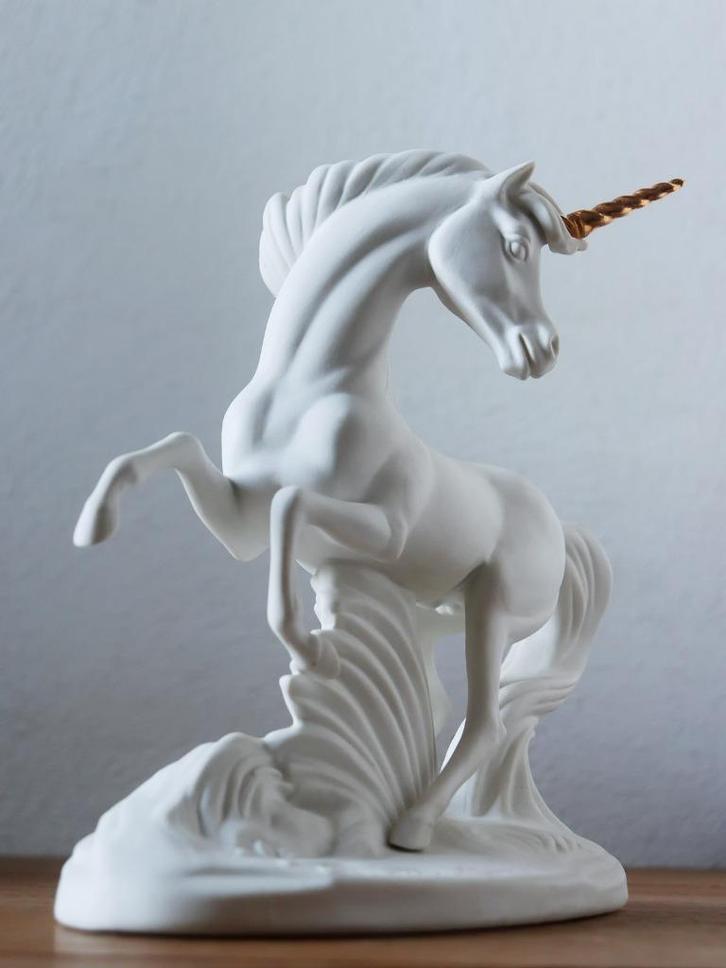 Eenhoorn beeld, Antiek en Kunst, Curiosa en Brocante, Ophalen of Verzenden