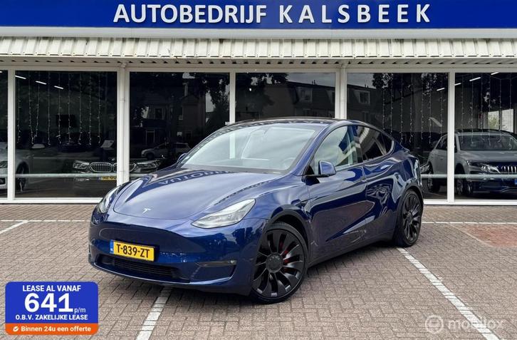 Tesla Model Y RWD 58 kWh|Performance|2023|47DKM|Trekhaak|, Auto's, Tesla, Bedrijf, Te koop, Model Y, ABS, Airbags, Airconditioning