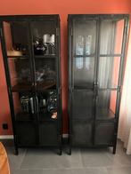 Twee stalen industriële kasten, Huis en Inrichting, Ophalen, 50 tot 100 cm, Zo goed als nieuw, Metaal