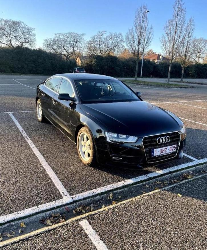AUDI A5 SPORTBACK 2.0 Tdi 177pk AUTOMAAT, Auto's, Audi, Particulier, A5, Diesel, Automaat, Zwart, Zwart, Stof, Voorwielaandrijving