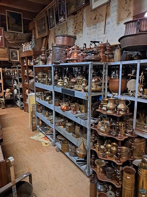 Oude koperen ketel, Antiek en Kunst, Antiek | Koper en Brons, Ophalen of Verzenden