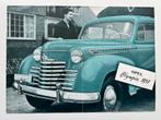 Opel Olympia brochure 1951, Ophalen of Verzenden, Gelezen, Opel