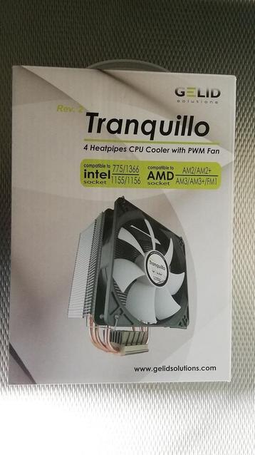 Gelid Solutions Tranquillo rev 2 cpu cooler beschikbaar voor biedingen