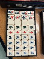 Compleet Mahjong Spel, Drie of vier spelers, Ophalen of Verzenden, Zo goed als nieuw
