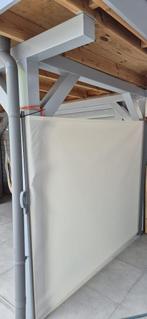 Uitschuifbaar windscherm, Tuin en Terras, Tuinschermen, Aluminium, Ophalen of Verzenden, Zo goed als nieuw, 200 cm of meer