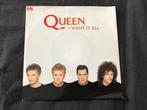 Queen - I want it all -  vinyl single 1989  Parlophone, Gebruikt, Ophalen of Verzenden, Poprock