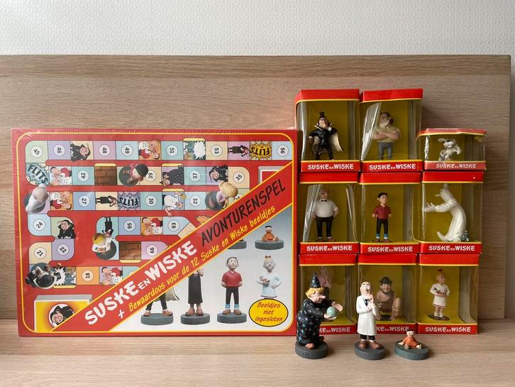 Suske n Wiske avonturenspel AH. Spel en deel figuren nieuw., Verzamelen, Stripfiguren, Nieuw, Beeldje of Figuurtje, Suske en Wiske