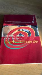 Overheidsfinancien, Ophalen of Verzenden, Zo goed als nieuw
