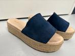 ZARA blauw suede platform sandalen instappers mt 38, Kleding | Dames, Schoenen, Zara, Blauw, Ophalen of Verzenden, Instappers