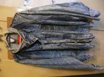 denim jack spijkerjack jas maat xl chiori stone washed, Chiori, Blauw, Maat 56/58 (XL), Ophalen of Verzenden