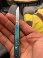 Vintage zakmes met blauw handvat, Ophalen, Gebruikt