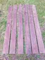 Planken voor halfronde schutting. 180-170 x 113,5cm, Tuin en Terras, Schuttingen, Ophalen, Minder dan 3 meter, Hout, 1 tot 2 meter