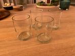 Emma Woffenden Tord Boontje Transglass Set 4 waterglazen, Ophalen of Verzenden, Zo goed als nieuw, Overige typen