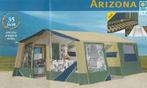 Zeer complete en ruime Jamet Arizona Vouwwagen, Caravans en Kamperen, Vouwwagens, Ophalen, Meerkleurig, Aanwezig, Meer dan 6