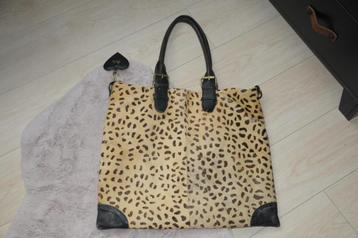 Gave echt leren leopard tas van FAB / Fabienne Chapot! beschikbaar voor biedingen